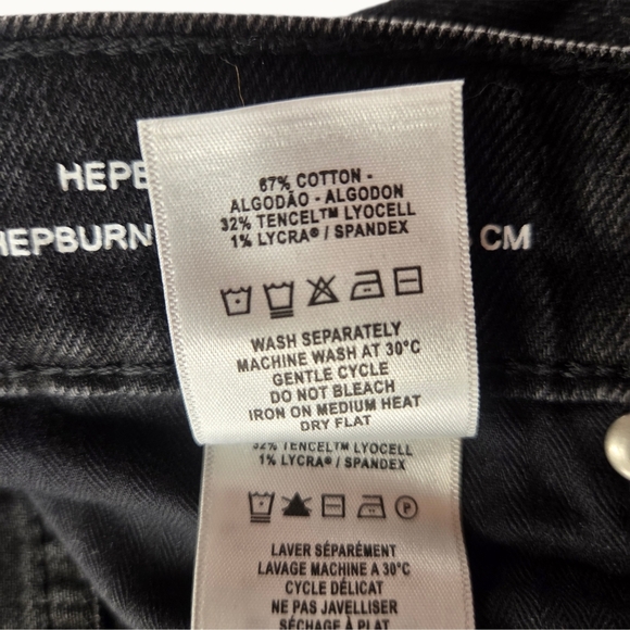 NWT DL1961 Hepburn Wide Leg High Rise Ankle Jeans | Sustainable Luxury Denim - Picture 4 of 9